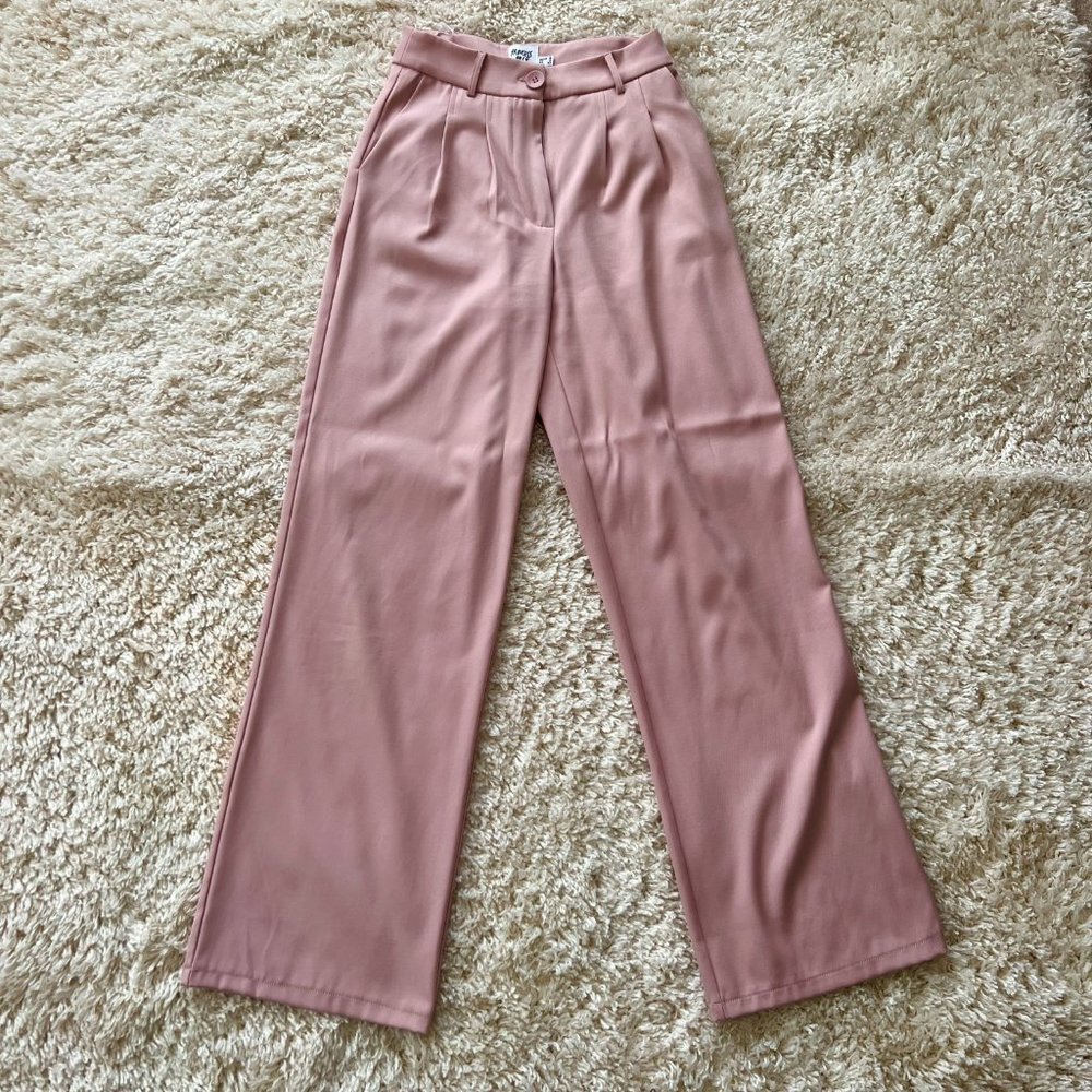 PRINCESS POLLY PINK ARCHER PANTS